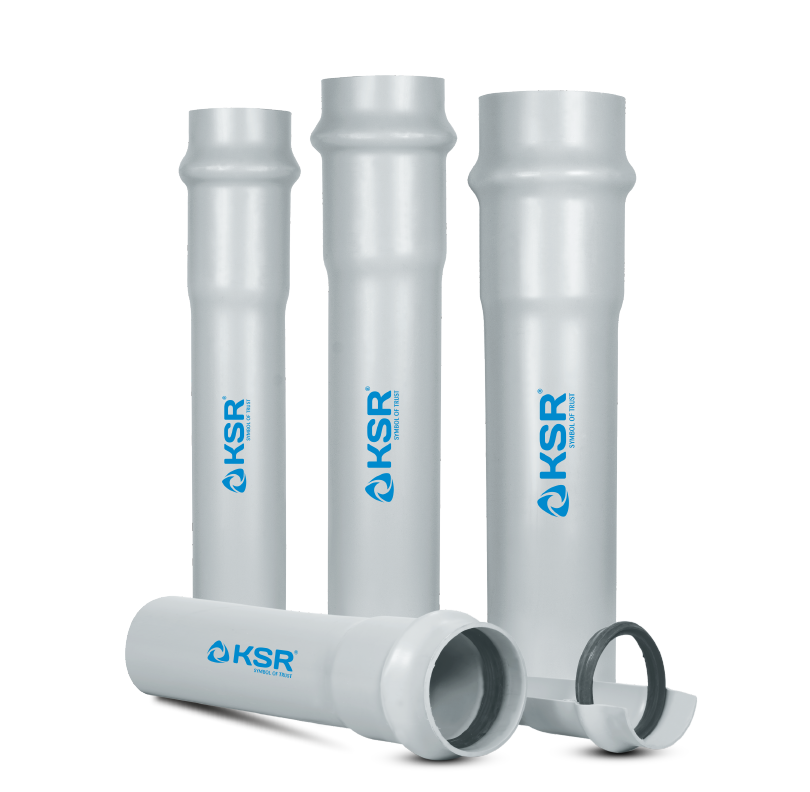 KSR elastomeric PVC infrastructure pipes